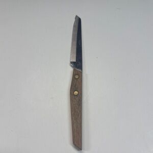 Steak Knife Stainless Steel Japan Wood Handle 8 In